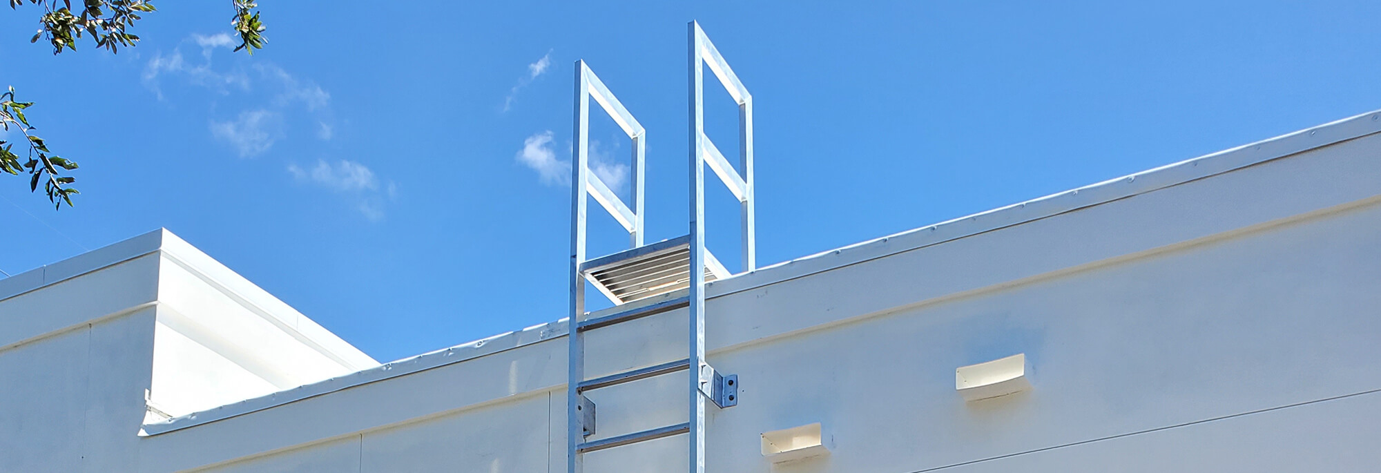 custom aluminum roof ladders