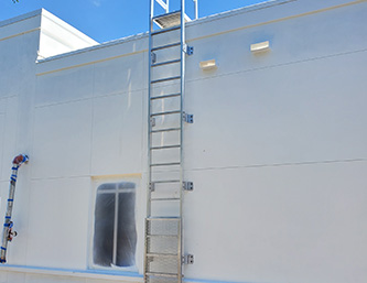 Aluminum roof ladder